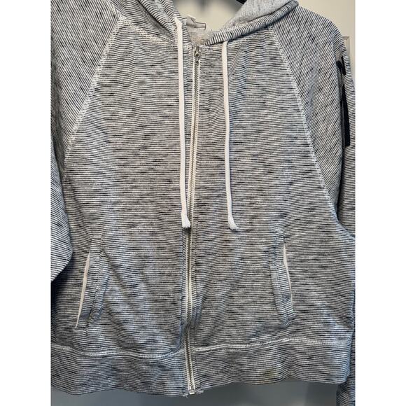 Victoria's Secret Angel 10 Collection Full Zip Hoodie Gray w/Black Medium - Picture 3 of 7